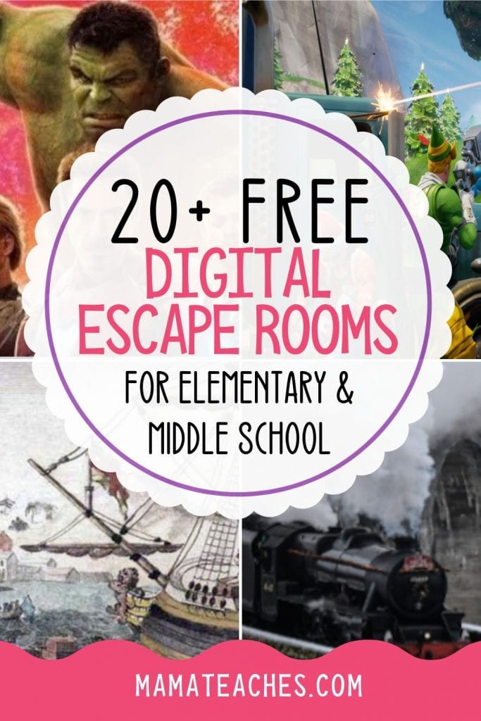 20+ Free Digital Escape Rooms for Kids