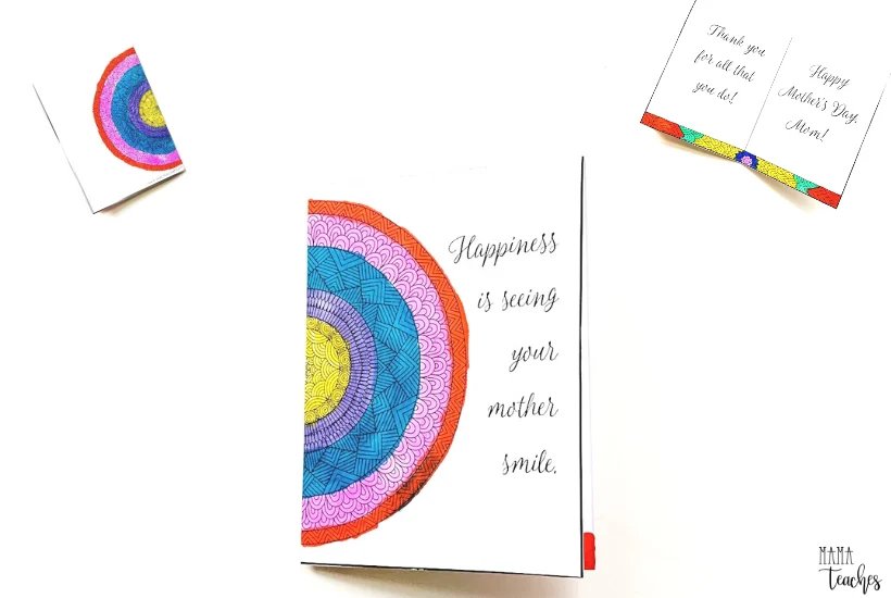 Free Printable Mother's Day Card for Kids