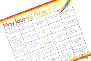 May Writing Prompts BINGO {Free Printable} - Mama Teaches