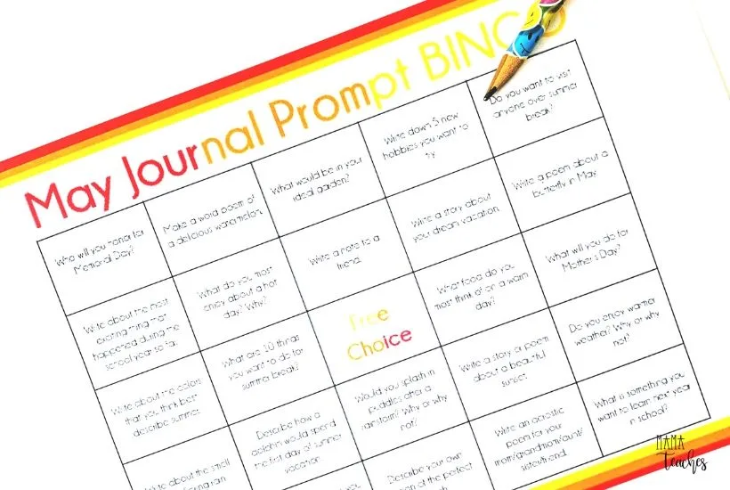 Free Printable Journal Writing Prompts For Kids