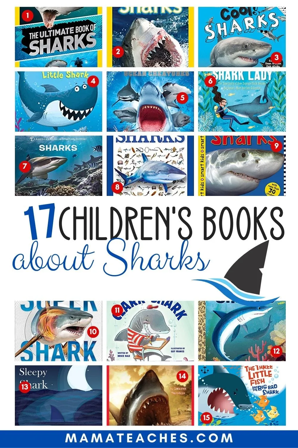 17 Children's Books About Sharks - What are you reading for shark week? - MamaTeaches.com