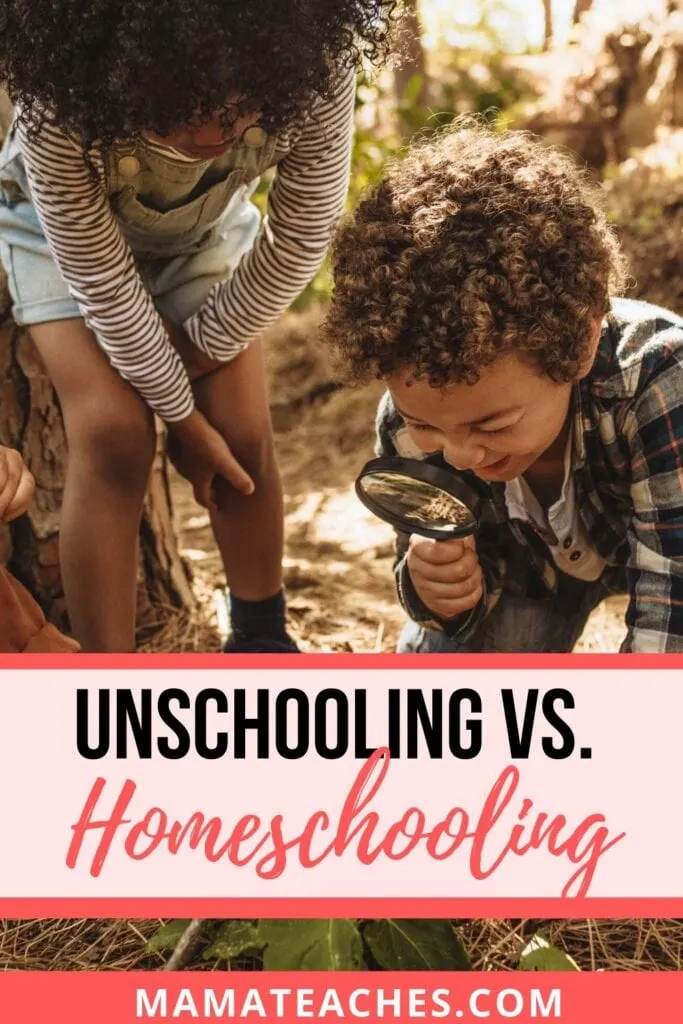Unschooling vs. Homeschooling