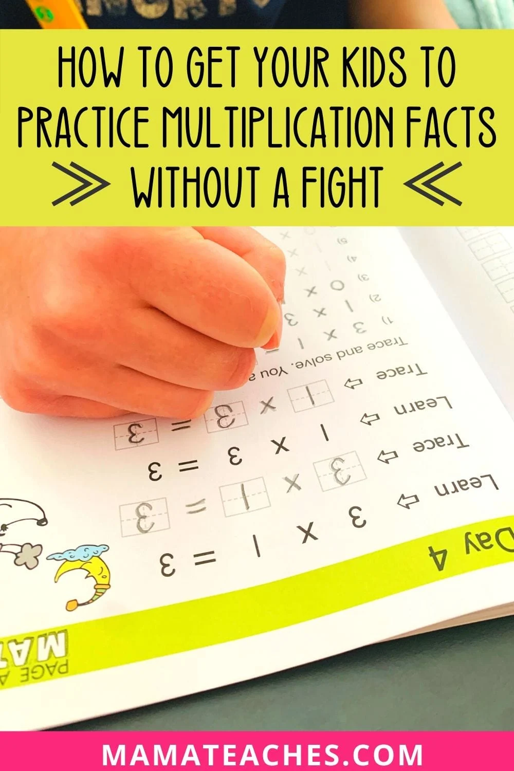 How to Get Your Kids to Practice Multiplication Facts Without a Fight