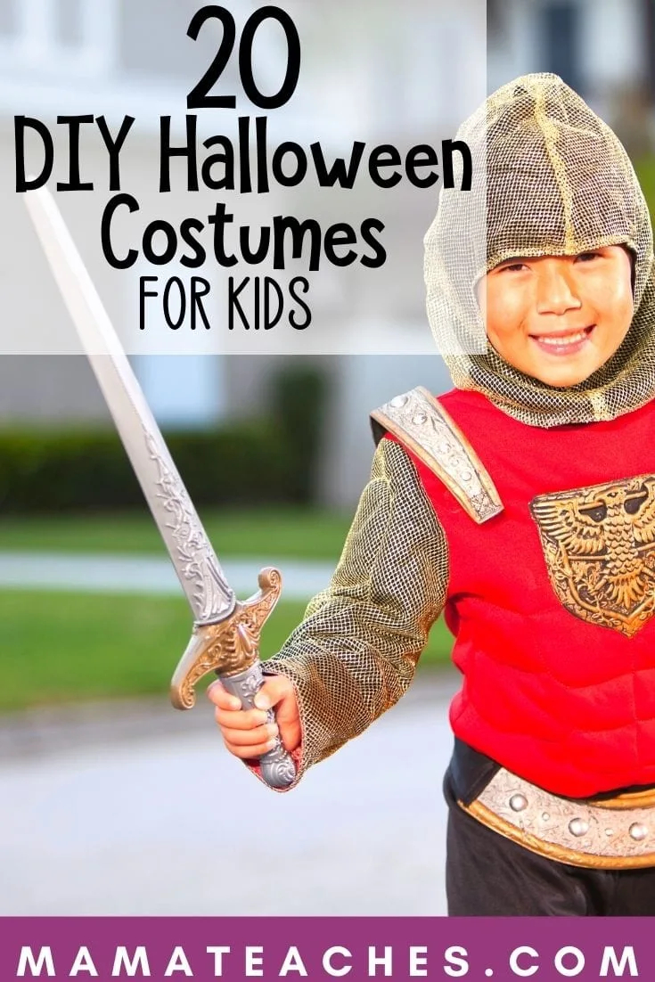 20 DIY Halloween Costumes for Kids - MamaTeaches