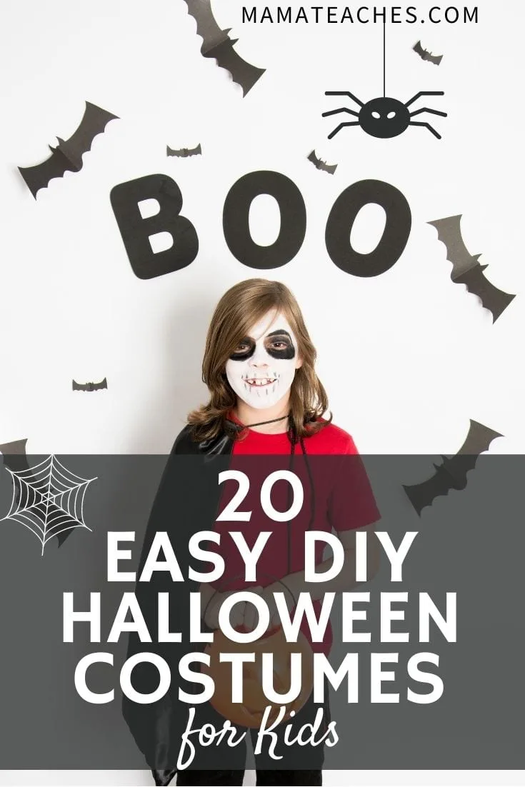 20 Easy DIY Halloween Costumes for Kids - MamaTeaches.com