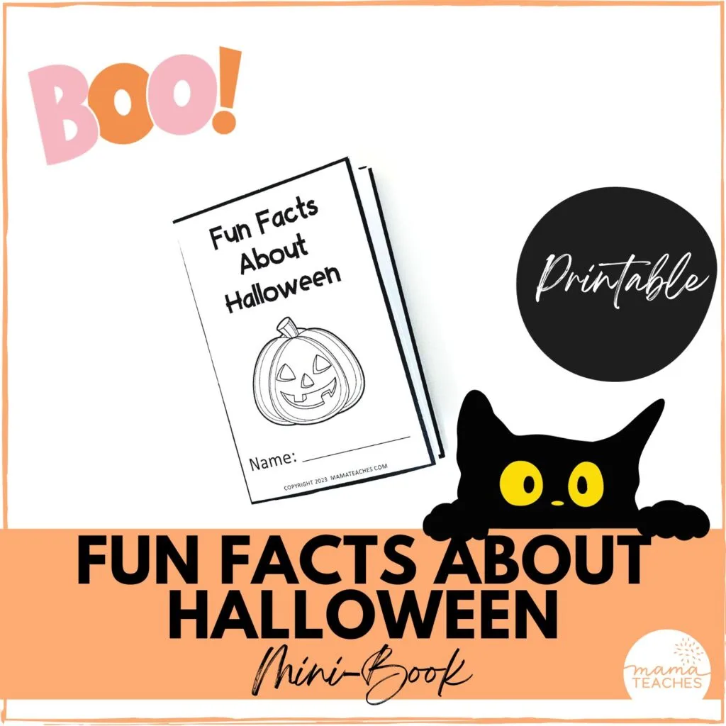 Halloween Fun Facts Mini-Book