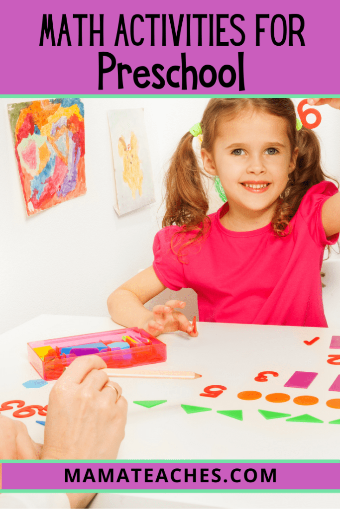 Math Activities for Preschool - Mama Teaches