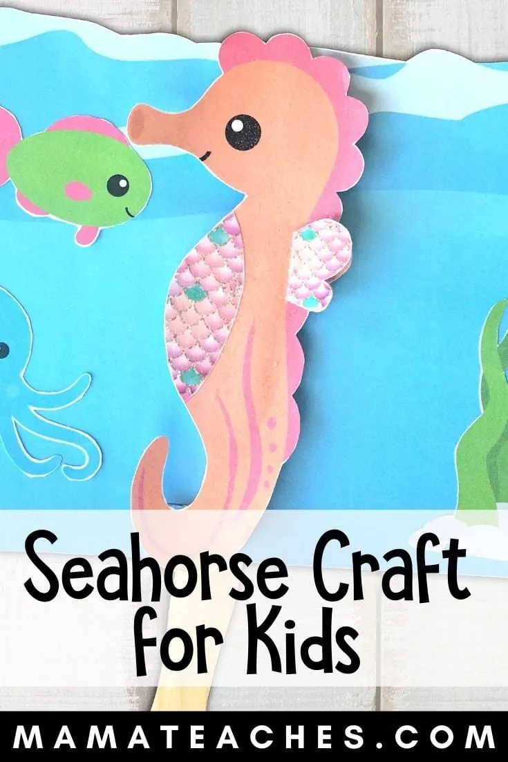 Easy Seahorse Craft for Kids