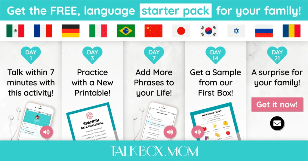 TalkBox.Mom Foreign Language Starter Pack