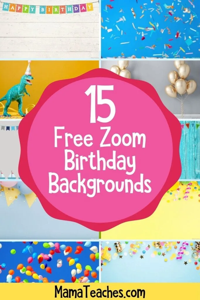 15 Free Zoom Birthday Virtual Backgrounds