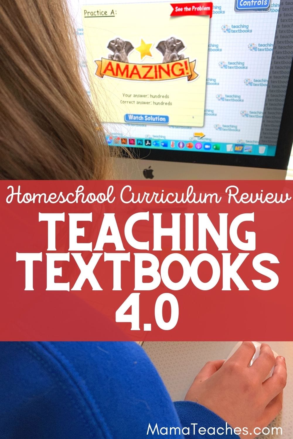 Homeschool Curriculum Review Teaching Textbooks 4.0