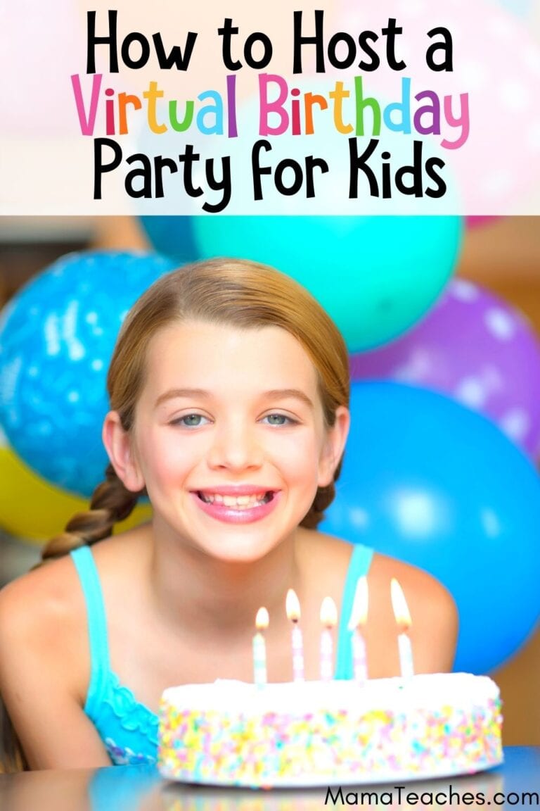 Zoom Birthday Party Ideas for Kids + 15 Free Virtual Backgrounds