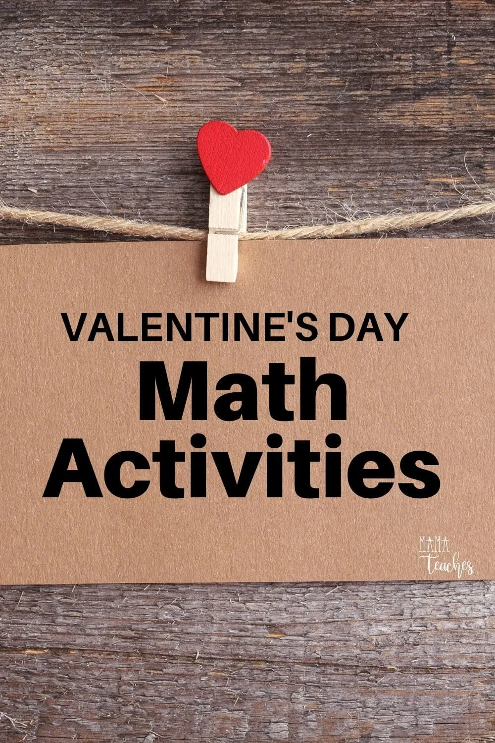 Valentine's Day Math Activities for Preschool and Elementary