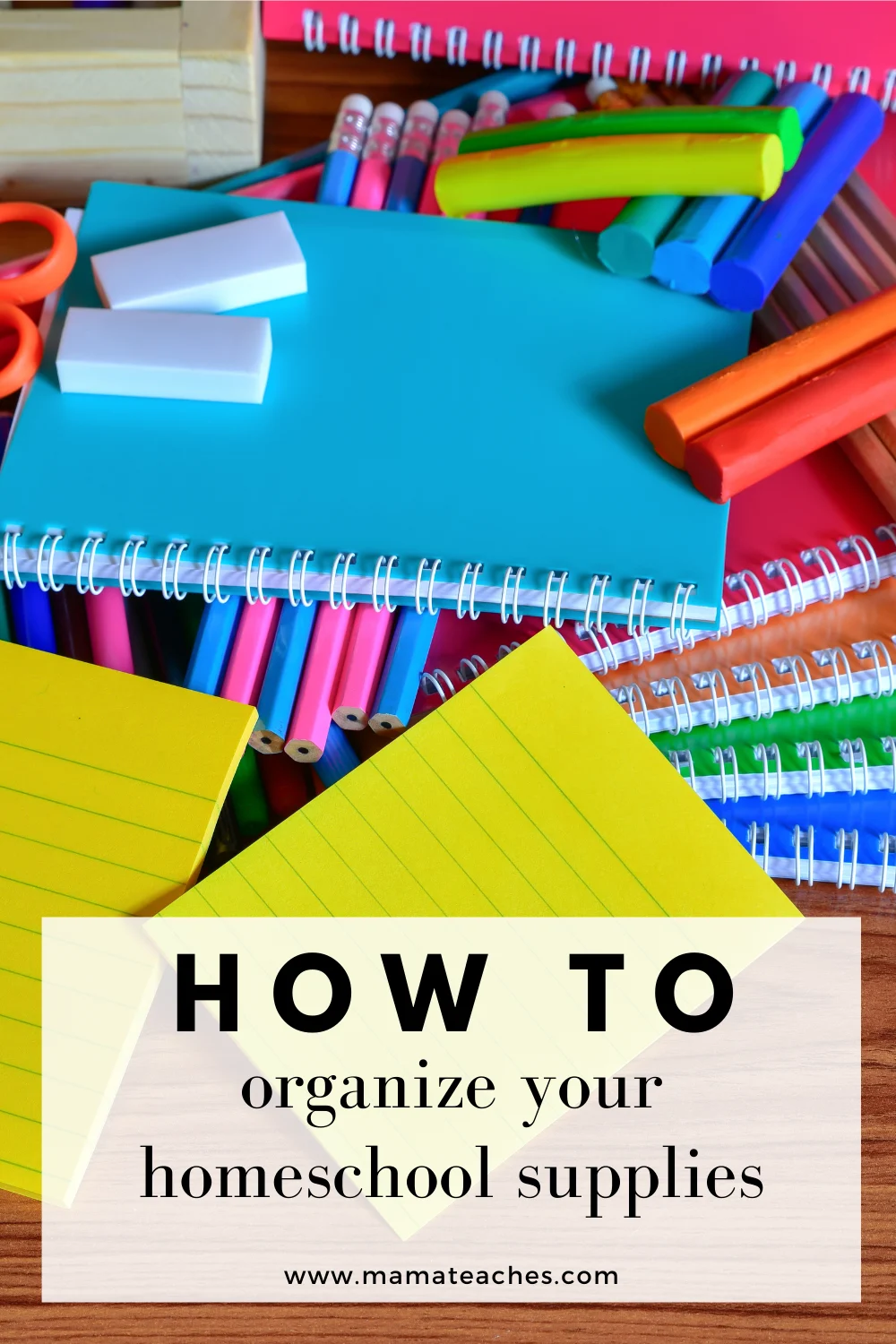 How to Organize Your Homeschool Supplies