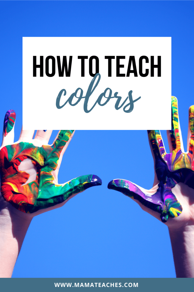 How to Teach Colors to Toddlers and Preschoolers Mama Teaches
