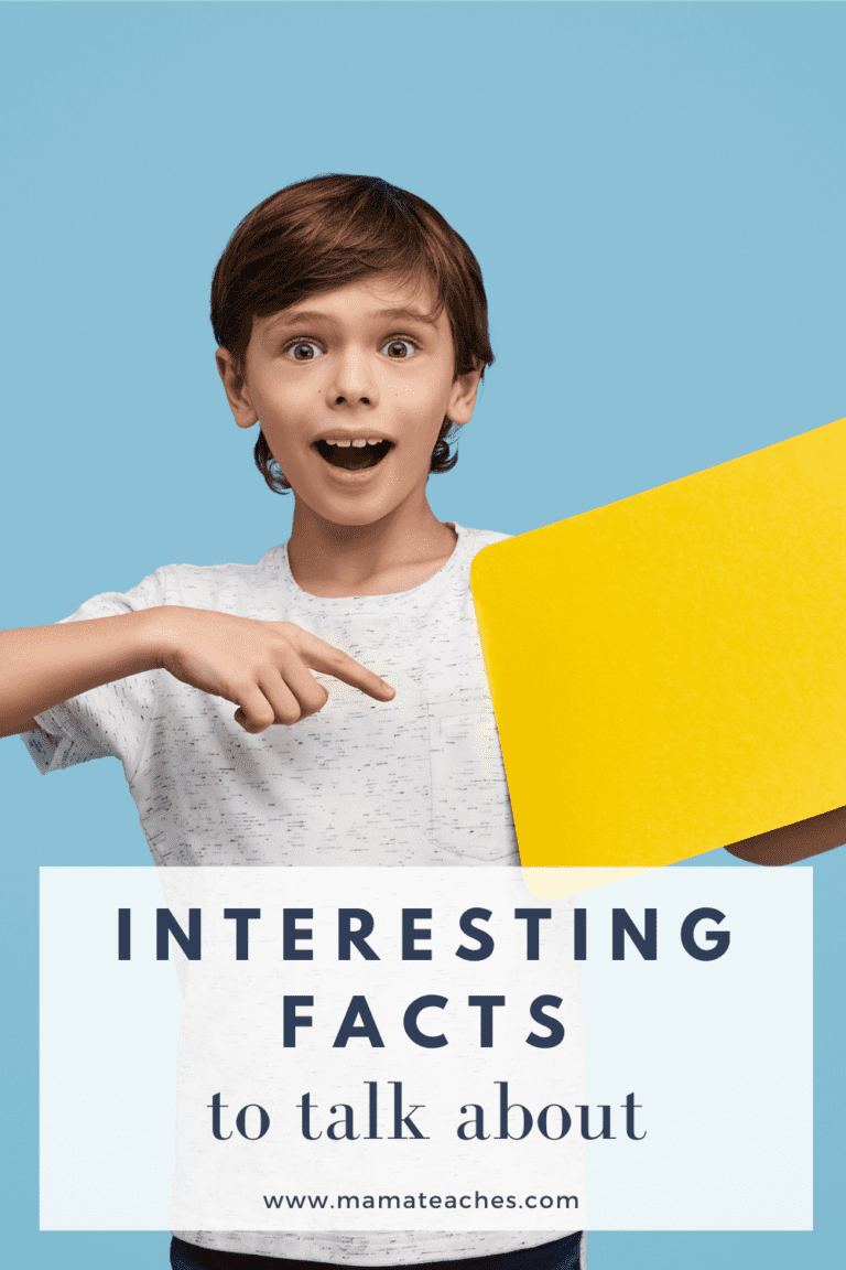 Topic Facts Interesting Facts to Talk About with Kids - Mama Teaches