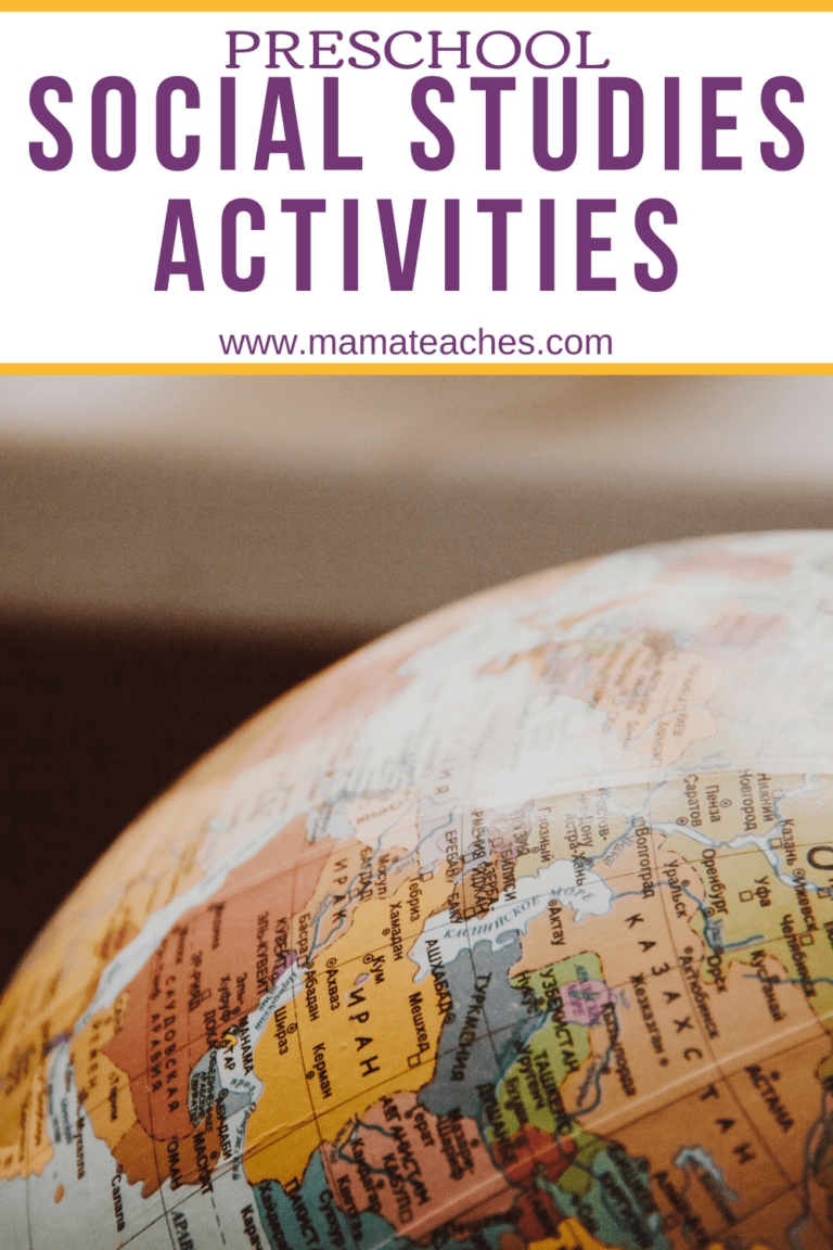 Preschool Social Studies Activities - Mama Teaches