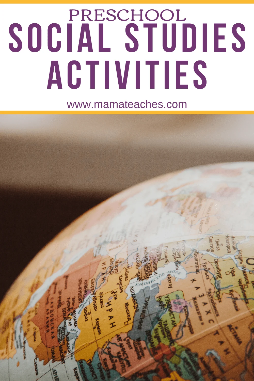 Preschool Social Studies Activities