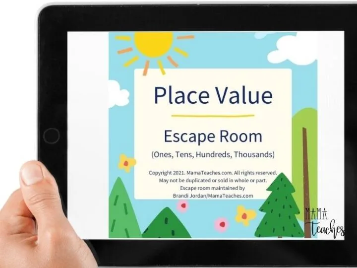 Free Place Value Escape Room