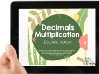 Decimals Multiplication Escape Room
