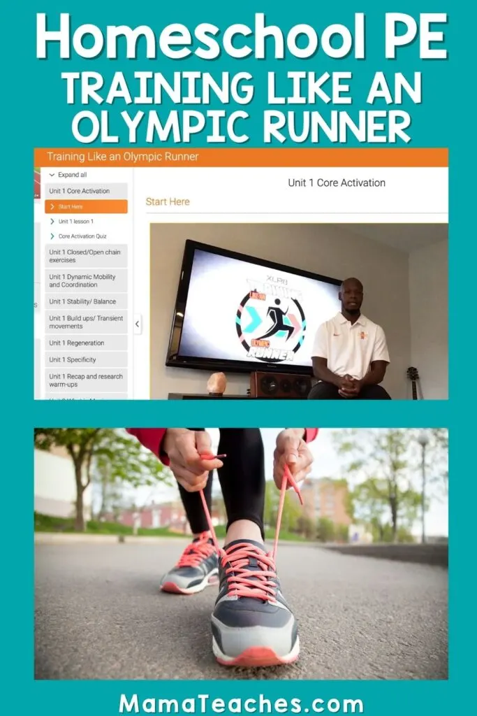 Homeschool PE - Training Like an Olympic Runner