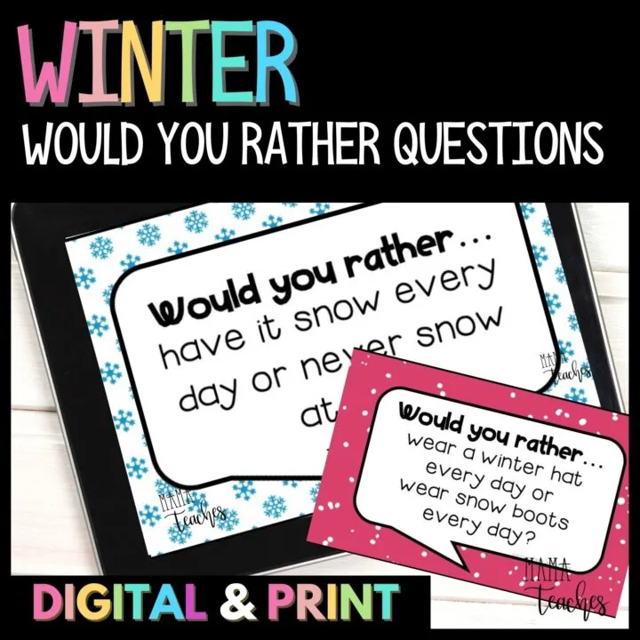 40 February Would You Rather Questions for Kids - Little Learning Corner