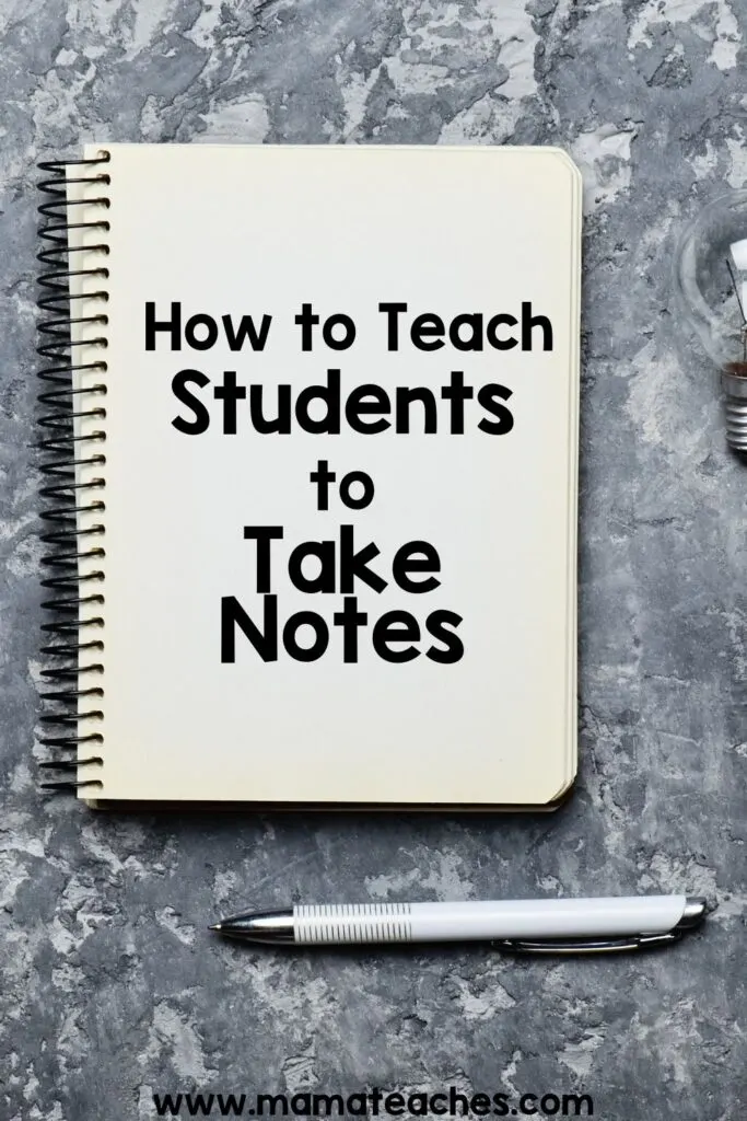 This Is How I Teach Students to Take Notes for Learning - Dave