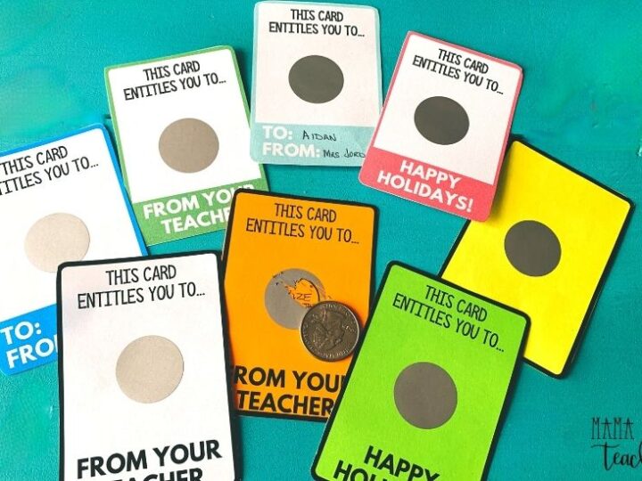 Scratch off card templates