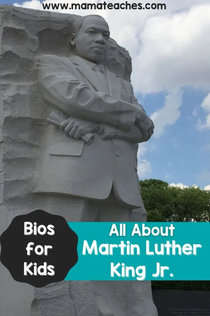 Bios for Kids All About Martin Luther King Jr