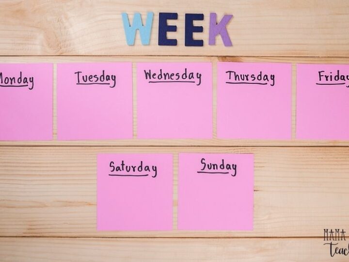 How to Teach Days of the Week