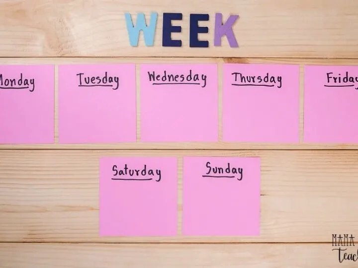 How to Teach Days of the Week