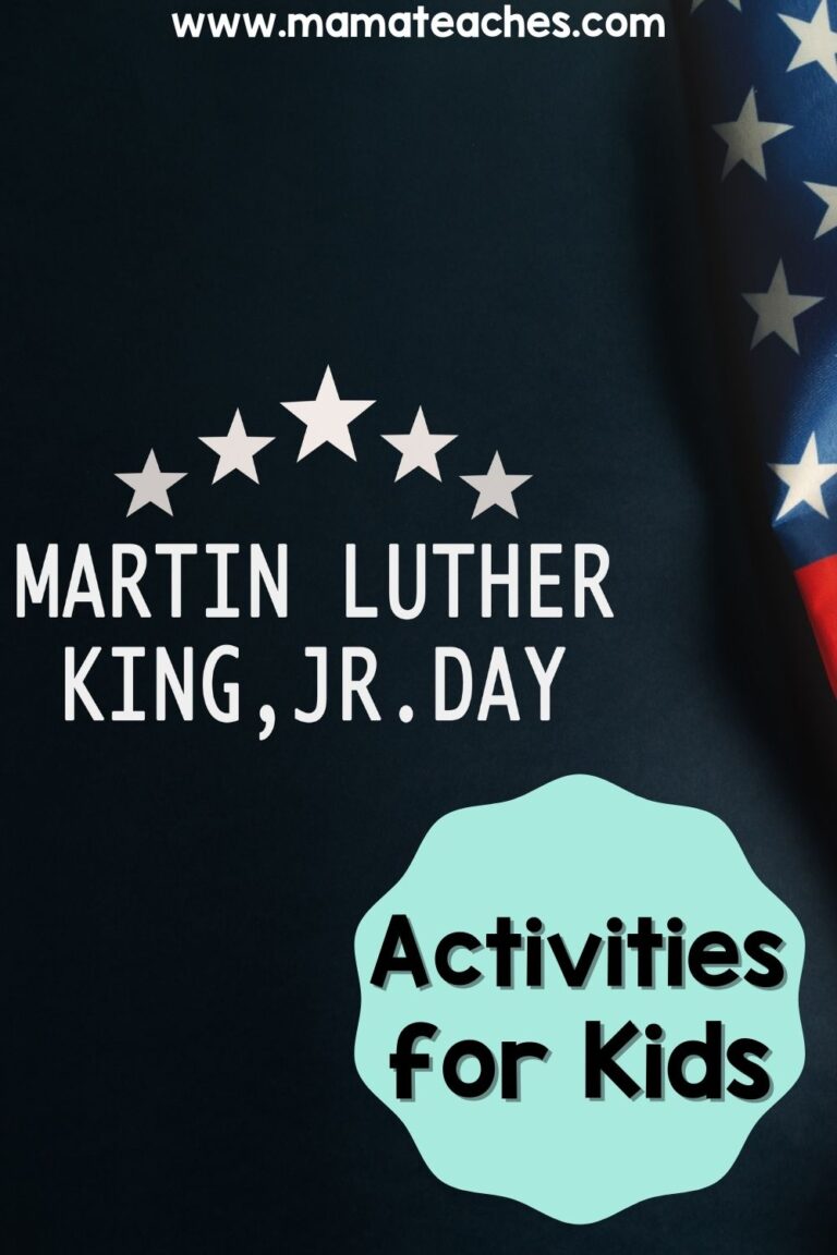 MLK Day Activities for Kids - Mama Teaches
