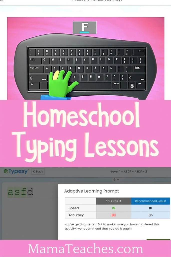 Typesy Homeschool Typing Lessons