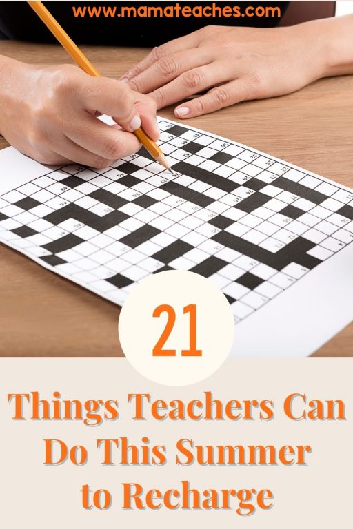 21+ Things Teachers Can Do to Recharge - Mama Teaches