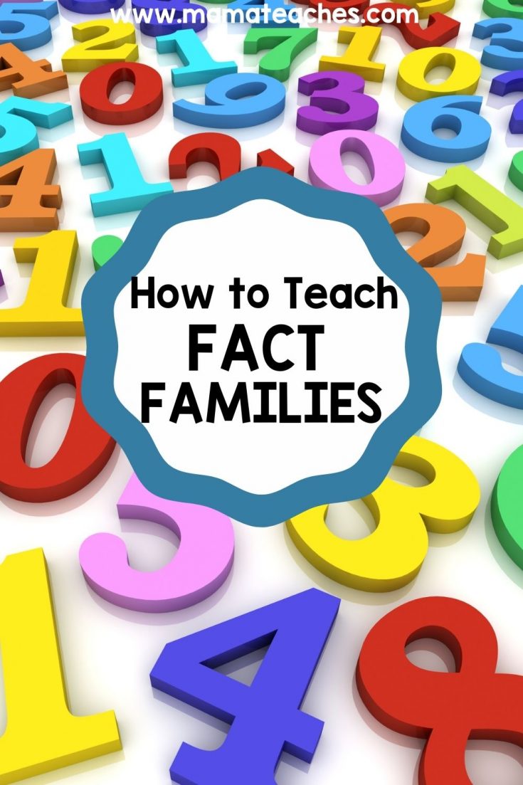 How to Teach Fact Families - Mama Teaches