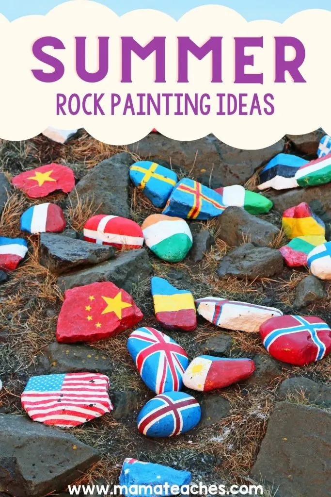 35+ Painted Rocks For Kids - Nature Summer Craft  Kids painting crafts,  Painted rocks kids, Summer camp crafts