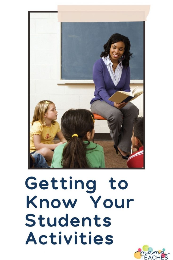 Getting to Know Your Students Activities Mama Teaches