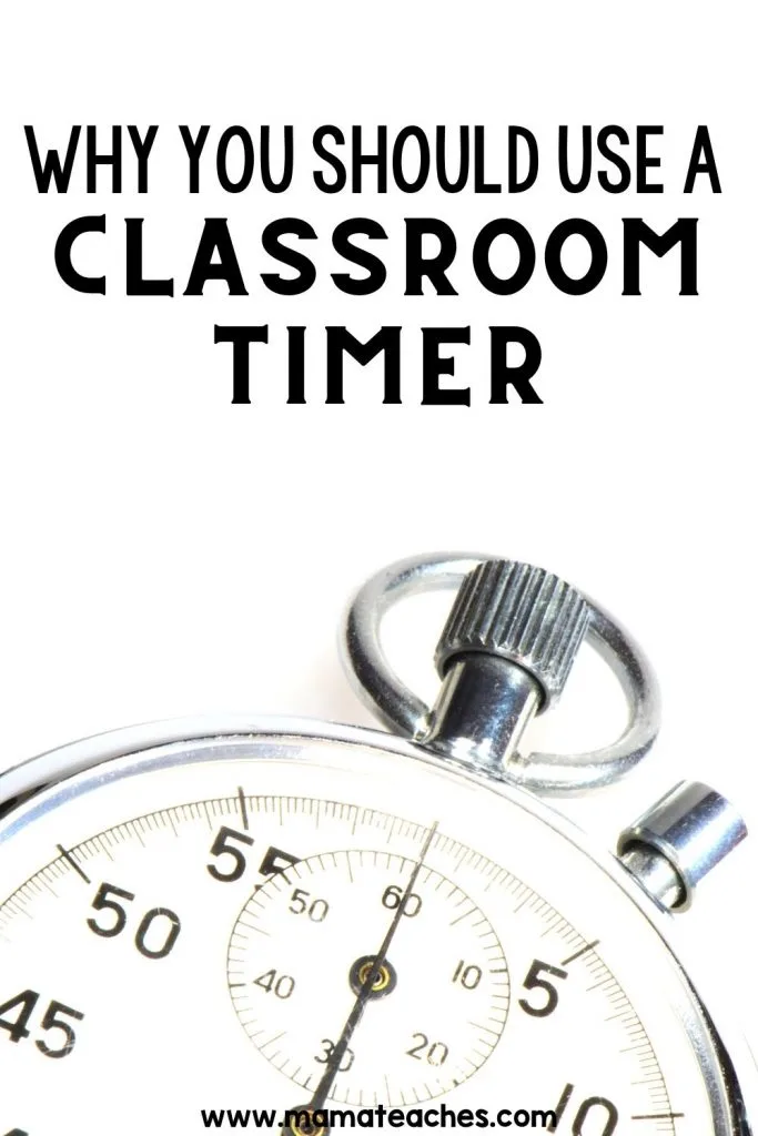 What can you do with a classroom timer? 