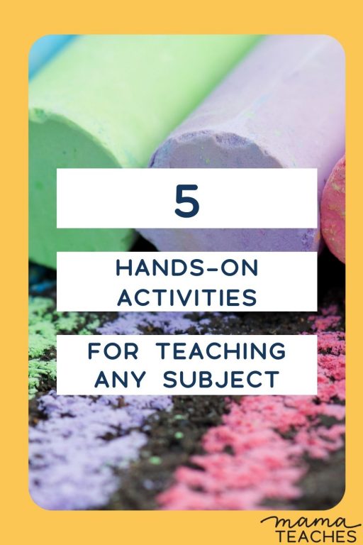 Teaching Activity Example 5 Hands-on Activities for Teaching Any Subject - Mama Teaches