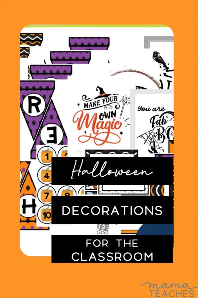Halloween Decorations for the Classroom 