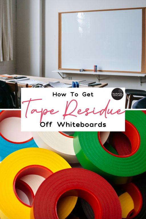How to Get Tape Residue Off Whiteboards Mama Teaches