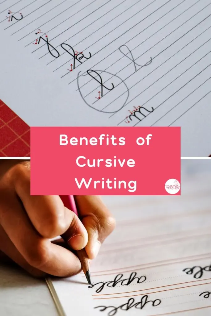 benefits of cursive writing research