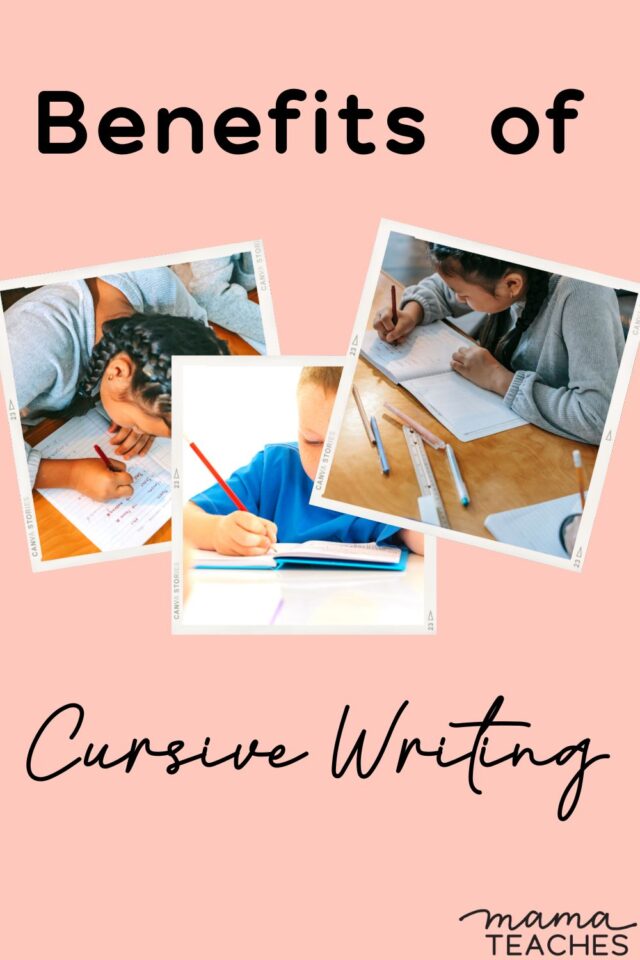 benefits of cursive writing research