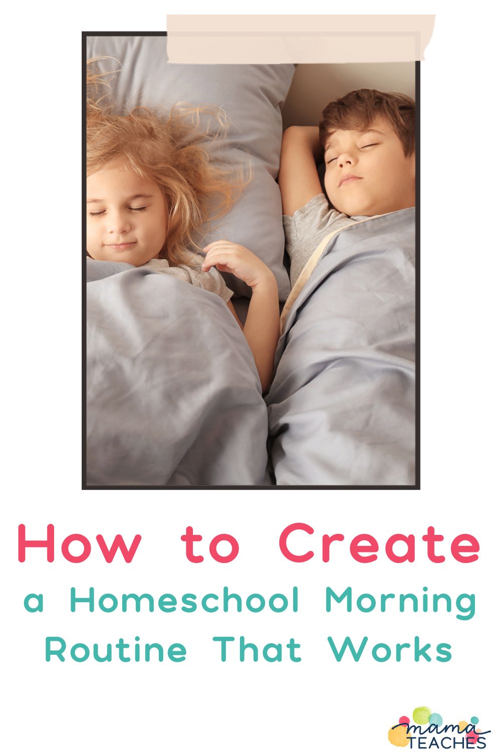Homeschool Morning Routine Printable