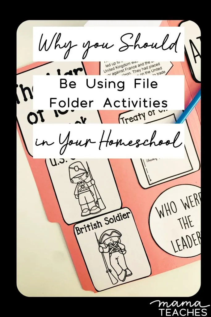 Why You Should Be Using File Folder Activities in Your Homeschool