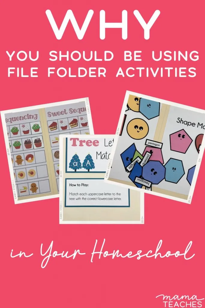 Why You Should Be Using File Folder Activities in Your Homeschool