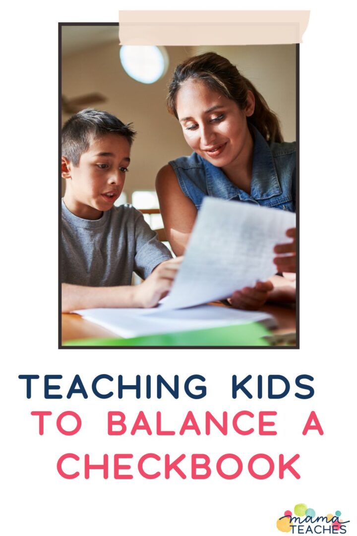 Teaching Kids to Balance a Checkbook Mama Teaches