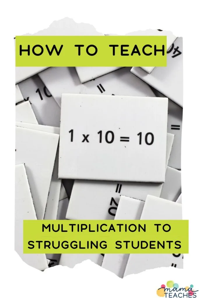 How to Teach Multiplication to Struggling Students