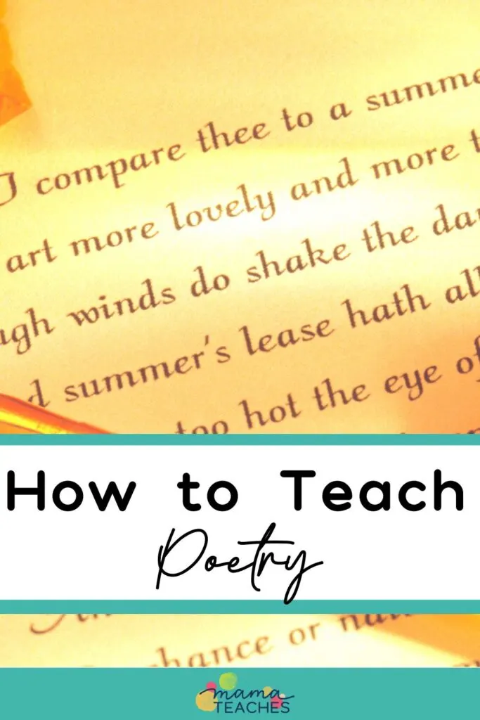 How to Teach Poetry