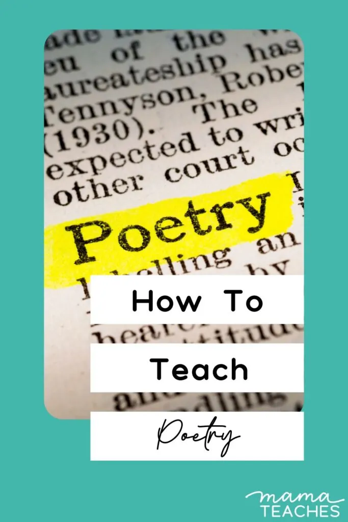 How to Teach Poetry